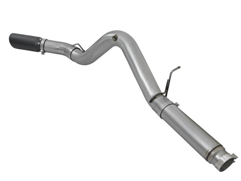 Échappements aFe LARGE Bore HD 5 pouces DPF-Back SS avec embouts noirs 16-17 GM Diesel Truck V8-6.6L (td) LML/L5P
