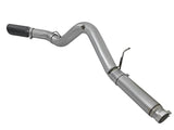 Échappements aFe LARGE Bore HD 5 pouces DPF-Back SS avec embouts noirs 16-17 GM Diesel Truck V8-6.6L (td) LML/L5P