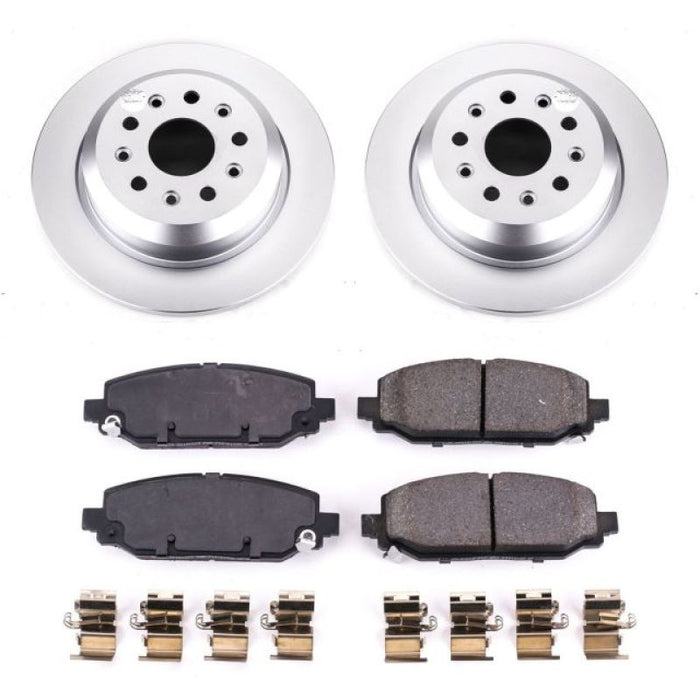 Kit de freins arrière Power Stop 18-19 Jeep Wrangler Z17 Evolution Geomet avec revêtement