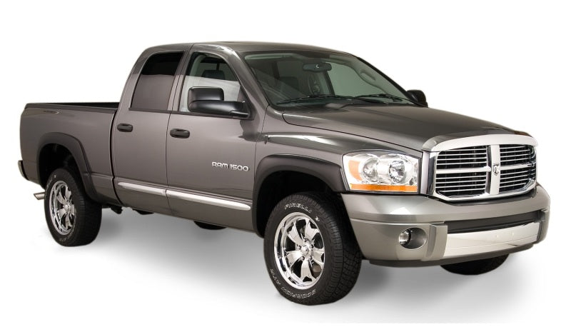 Bushwacker 19-22 Ram 1500 (Excl. Rebel/TRX) 76.3 & 67.4in Bed OE Style Flares 2pc Front - Black