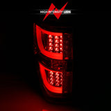 Feux arrière à LED ANZO 2009-2013 Ford F-150 Noir
