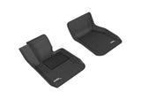 3D MAXpider 2012-2019 BMW 3 Series F30/F34 Kagu 1st Row Floormat - Black 3D MAXpider