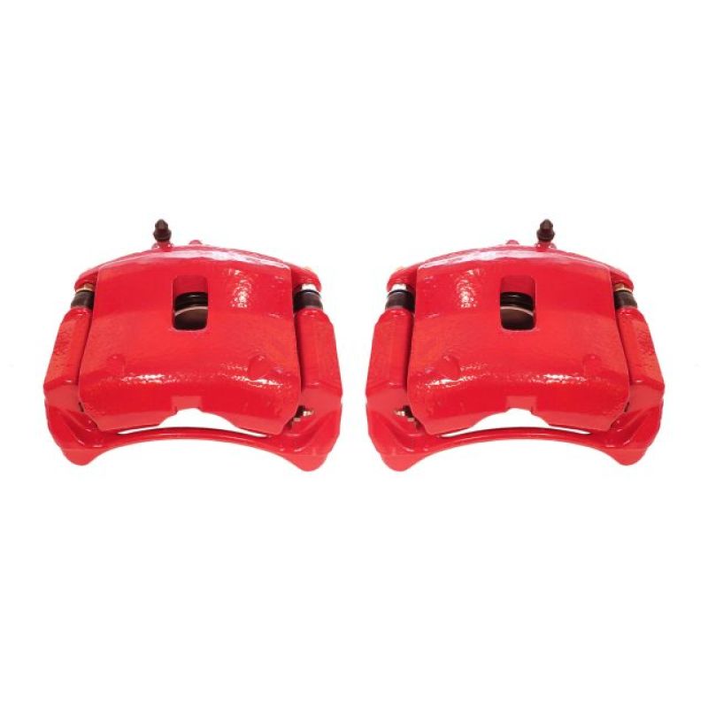 Étriers avant rouges Power Stop 01-02 Acura MDX avec supports - Paire