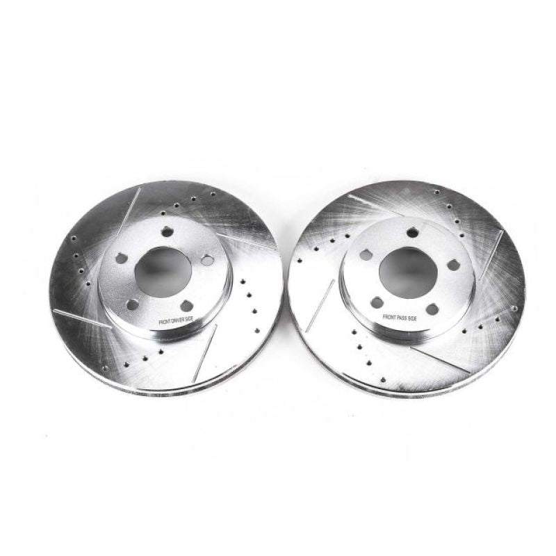 Disques de frein avant percés et fendus Power Stop 02-06 Buick Rendezvous Evolution - Paire