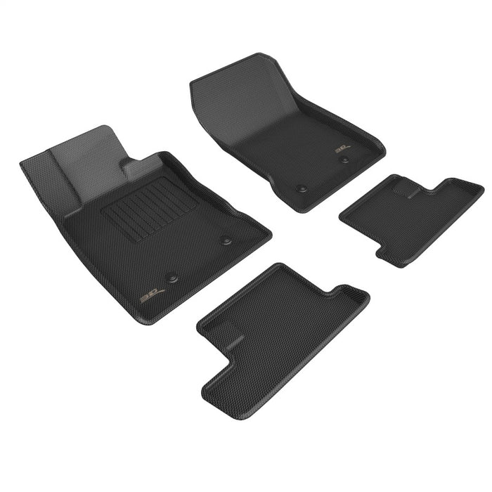 Tapis de sol 3D MAXpider 2022 Toyota GR86 Kagu 1ère et 2ème rangée - Noir