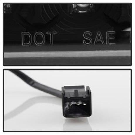 Feu de freinage à DEL xTune Chevy Silverado 07-13 / GMC Sierra 07-13 3e feu - Noir BKL-CSIL07-LED-BK