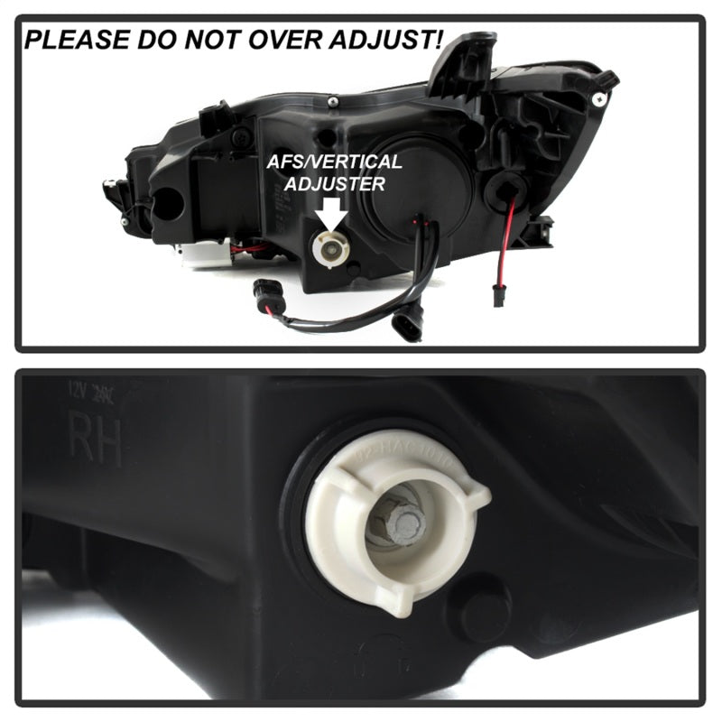 Phares de projecteur Spyder 15-17 Toyota Camry – Noir (PRO-YD-TCAM15-LB-BK)