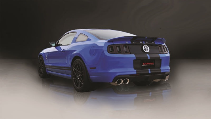 Corsa 13-13 Ford Mustang Shelby GT500 5.8L V8 Essieu arrière sport poli + échappement XO