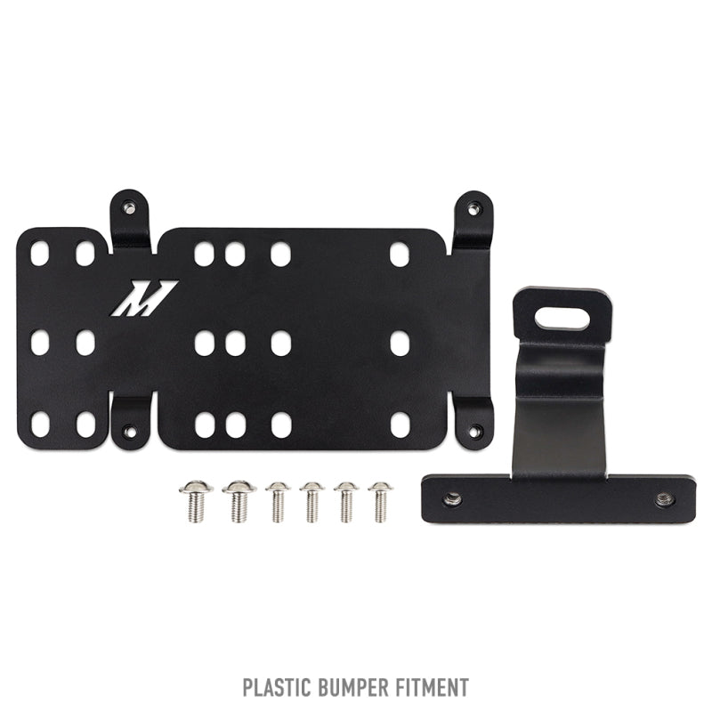 Déplacement de la plaque d'immatriculation du pare-chocs en plastique Mishimoto 2021+ Ford Bronco