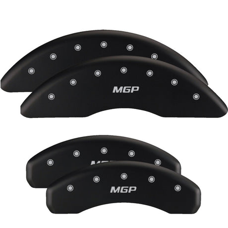 Couvre-étriers MGP 4 gravés avec logo Fr Lincoln RR Star, finition rouge Sil Char 2017 Lincoln Continental