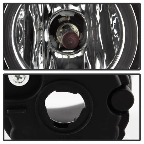 Feux antibrouillard OEM Spyder 17-18 Nissan Rogue (modèles sport UNIQUEMENT) avec interrupteur - Transparent (FL-NR2017-SP-C)