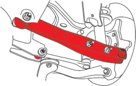 Kit de bras de carrossage et de pincement arrière SPC Performance 08-12 Subaru Impreza/ 2022+ BRZ/Toy 86 (ARME SIMPLE-REQ 2)