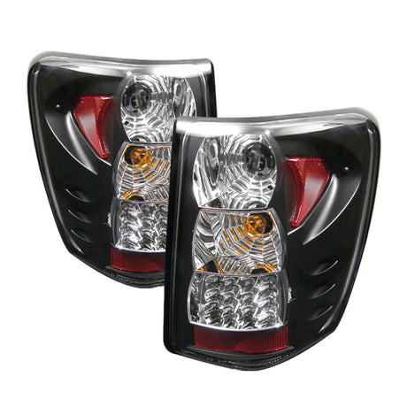 Spyder Jeep Grand Cherokee 99-04 (indicateur LED) Feux arrière LED Noir ALT-YD-JGC99-LED-BK