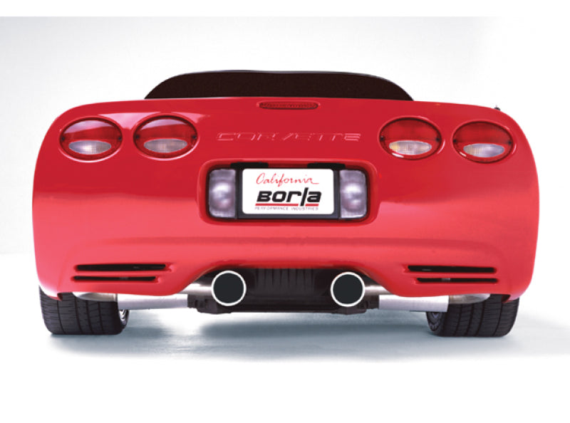 Échappement Cat-Back Stinger agressif pour Corvette C5 Borla 97-04 (y compris Z06) 5,7 L V8 AT/MT