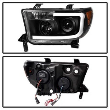 Barre lumineuse LED Xtune pour Toyota Tundra 07-13, projecteur avant noir PRO-JH-TTU07-LED-BK