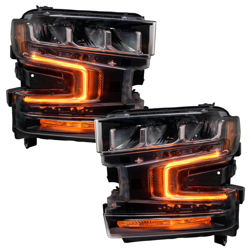 Oracle 19-21 Chevy Silverado 1500 RGB+W Headlight DRL  Kit - ColorSHIFT w/o Controller