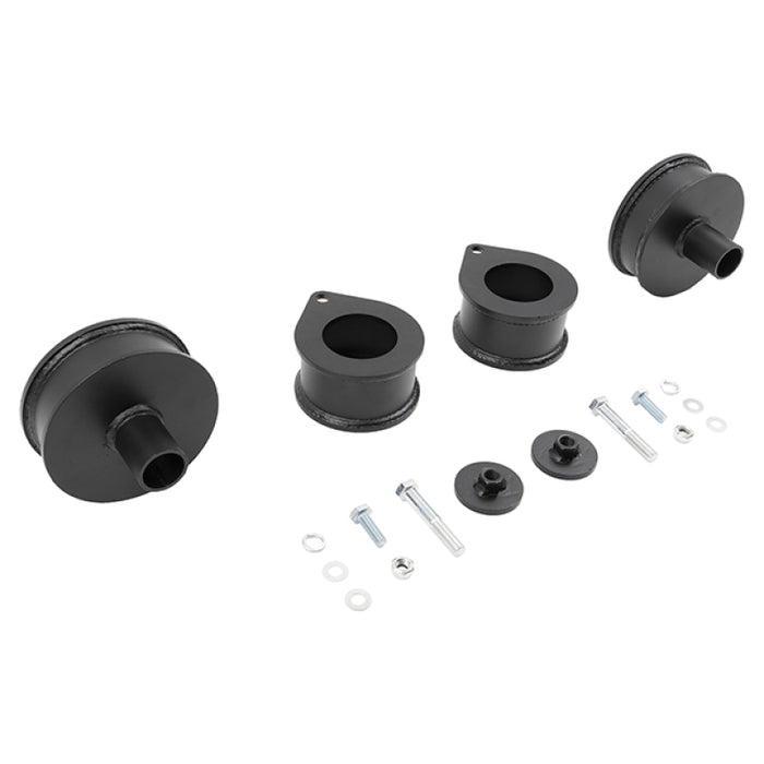 Entretoise de ressort hélicoïdal de levage arrière Belltech 07-17 Jeep Wrangler Rubicon JK (4 portes) 2,5 pouces avant 2 pouces