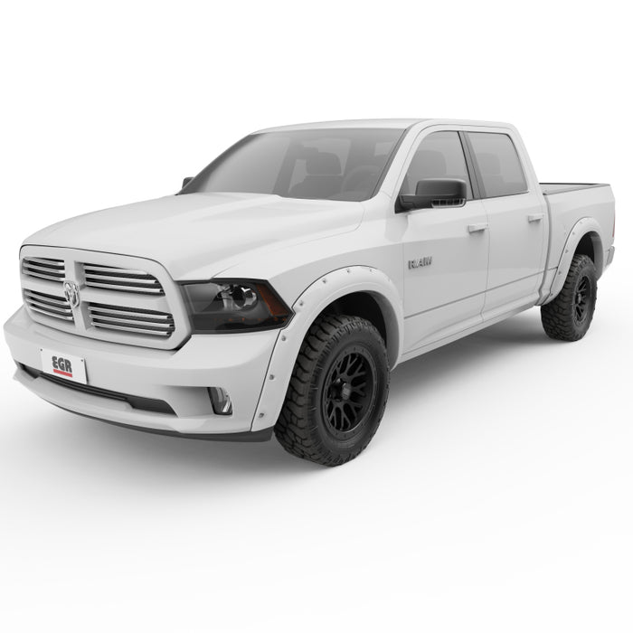 Élargisseurs d'ailes EGR 09+ Dodge Ram LD Sport Bolt-On Look - Ensemble - Blanc brillant