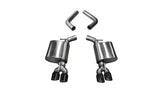 Échappement sport arrière noir avec embouts de 3,5 pouces pour Dodge Challenger 6,4 L/17-19 Challenger 5,7 L Corsa 15-19