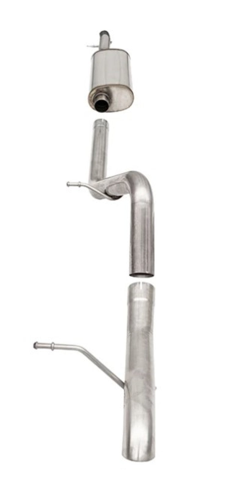 Échappement Cat-Back Sport 2,75 pouces avec embout rabattable pour Jeep Wrangler JKU 3,6 L Corsa 12-18