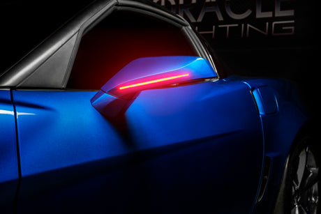Oracle 05-13 Chevrolet Corvette C6 Concept Side Mirrors - Unpainted - No Color