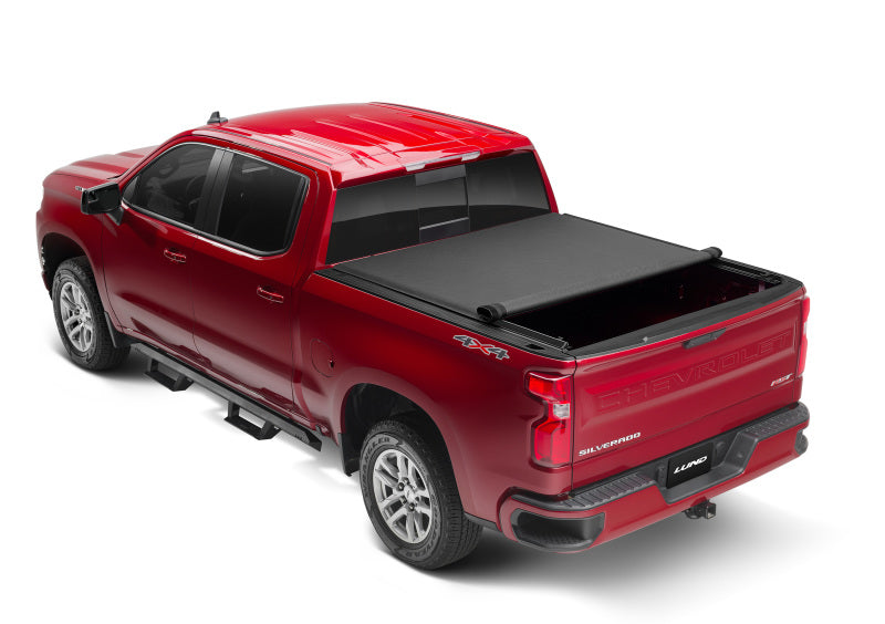 Lund 94-03 GMC Sonoma (6ft. Bed) Genesis Elite Roll Up Tonneau Cover - Black