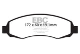 Plaquettes de frein avant EBC 03-04 Dodge Dakota 2WD 3.7 Yellowstuff