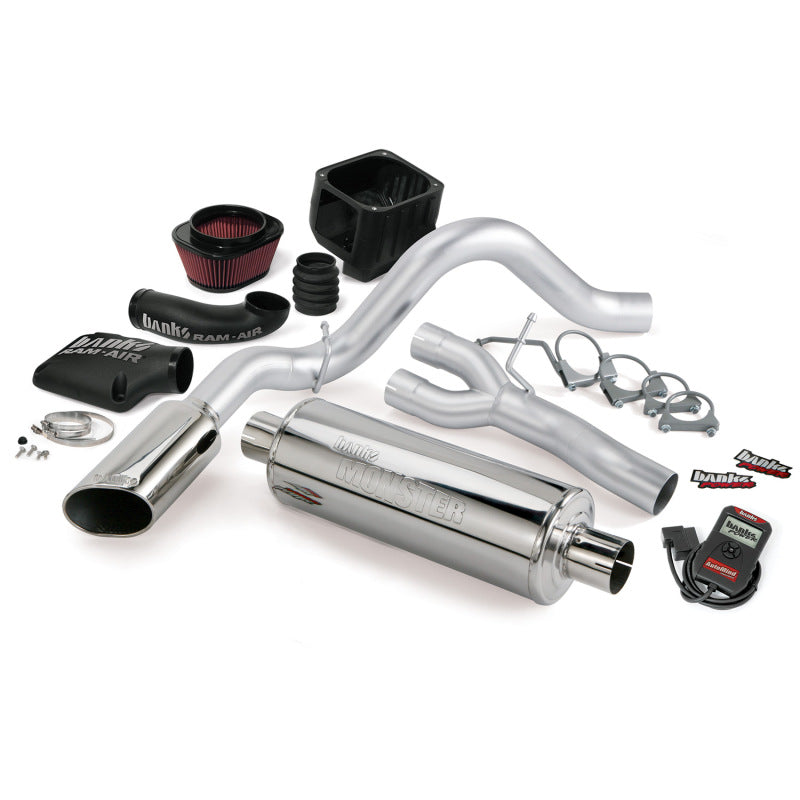 Banks Power 10 Chevy 5.3L ECSB FFV Stinger System - Échappement simple à sortie latérale SS avec embout chromé