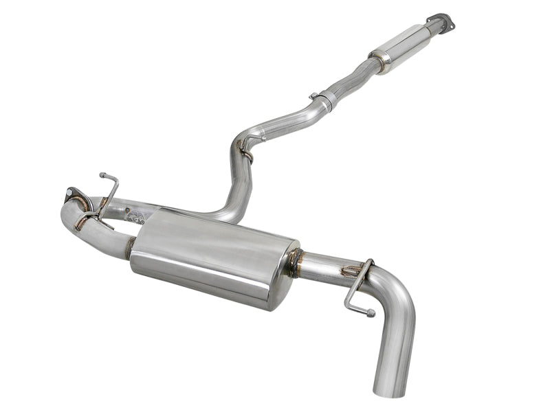 Système d'échappement aFe POWER Takeda 2,5 pouces 304 SS Cat-Back Subaru Crosstrek 18-19 H4-2.0L