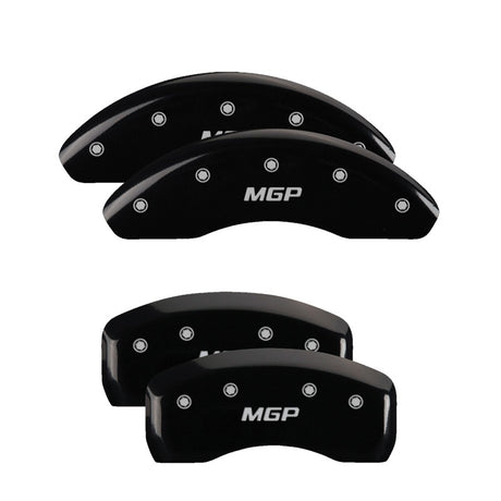 Couvre-étriers MGP 4 gravés style F &amp; R 1/Chrysler Wing finition jaune noir Char 2006 Chrysler 300