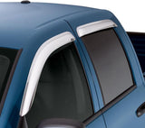 Déflecteurs de vitres avant et arrière AVS 99-16 Ford F-250 Super Duty Supercrew Ventvisor 4 pièces - Chrome