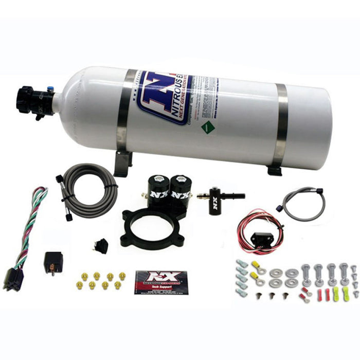 Kit de plaque nitreuse pour camion GM 5,3 L Nitrous Express 2014+ (50-250 CV) avec bouteille de 15 lb