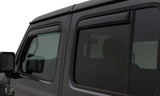 Déflecteurs de vitres avant et arrière AVS 07-18 Jeep Wrangler Unlimited Ventvisor 4 pièces - Fumé