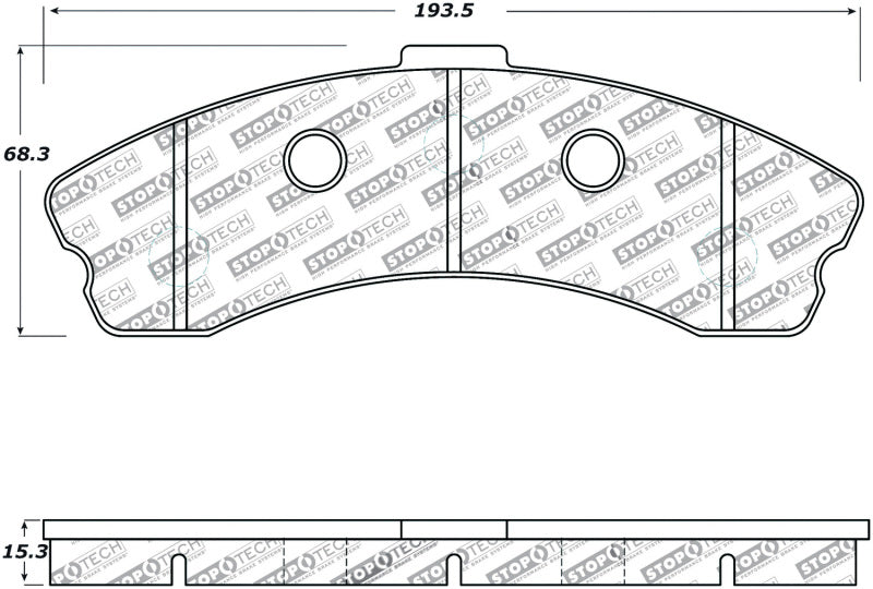 Plaquettes de frein avant StopTech Performance 06-09 Chevrolet Corvette Z06