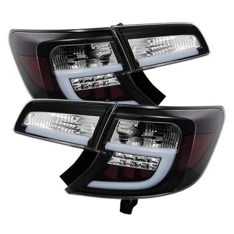 Barre lumineuse LED Spyder pour Toyota Camry 12-14, feux arrière noirs ALT-YD-TC12-LBLED-BK