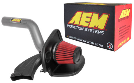 Prise d'air froid gris métallisé AEM 16-18 Ford Focus RS L4-2.3LF/I
