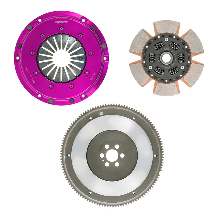 Exedy 1989-1998 Nissan 240SX L4 Hyper Single Clutch Disque central à ressort Type poussoir Couvercle