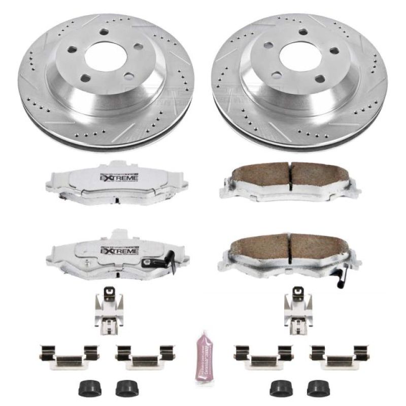 Power Stop 98-02 Chevrolet Camaro Rear Z26 Street Warrior Brake Kit