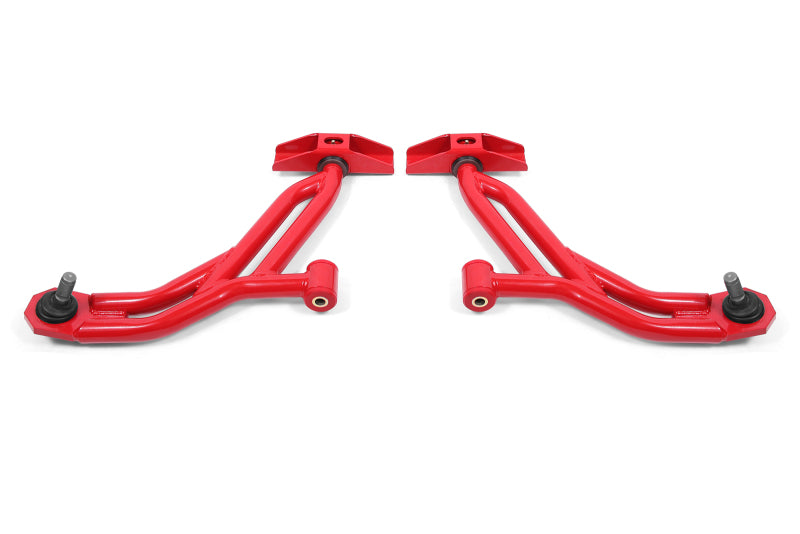 Suspension BMR 05-14 Ford Mustang Bras A inférieurs - Rouge - Non réglable