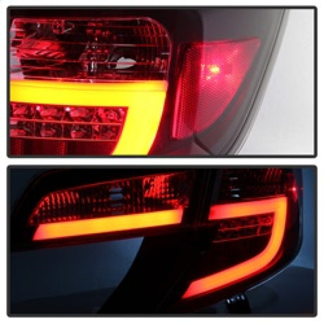 Barre lumineuse LED Spyder pour Toyota Camry 12-14, feux arrière noirs ALT-YD-TC12-LBLED-BK