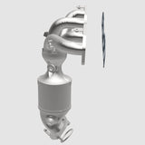 MagnaFlow Conv Direct Fit California Grade CARB Conforme 07-10 Nissan Altima L4 2,5 L