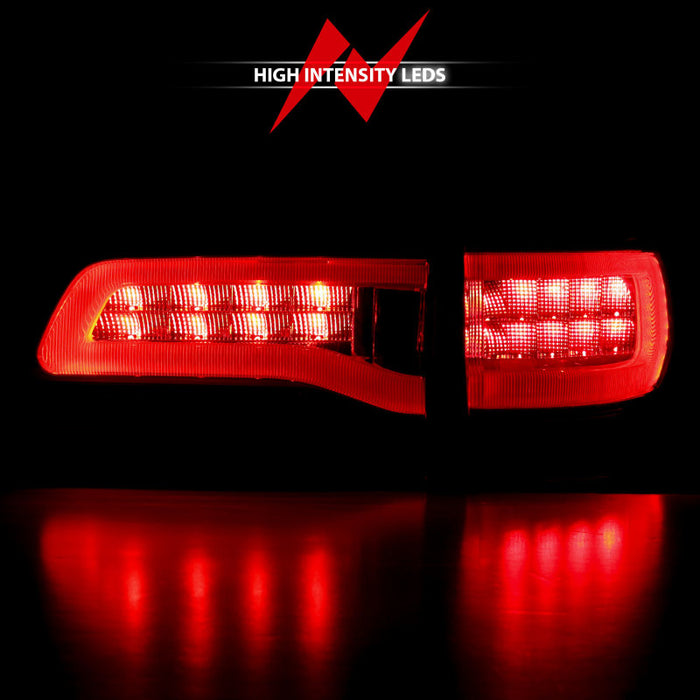 Feux arrière à LED ANZO 2014-2016 Jeep Grand Cherokee Rouge/Fumée