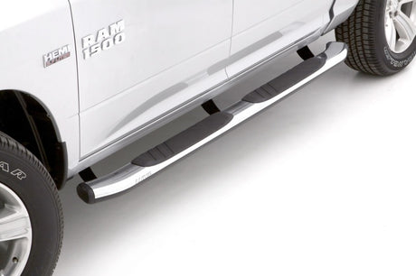 Barres de toit ovales courbées de 5 po pour Dodge Ram 1500 Crew Cab 09-15 (construites avant le 01/07/15) - Chrome