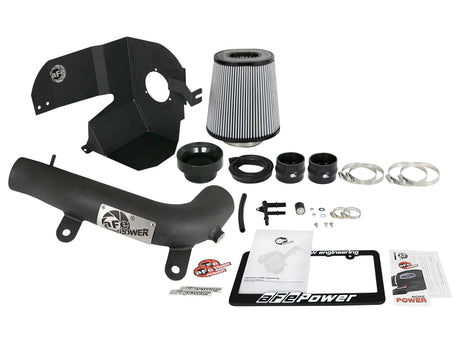 Admission d'air froid aFe Magnum FORCE Stage-2XP avec filtre Pro DRY 18-20 Jeep Wrangler JL 2.0T - Media Black