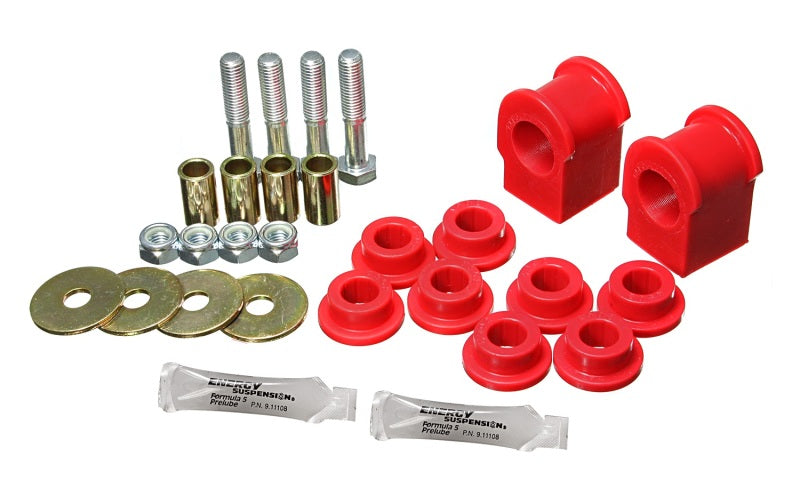 Ensemble de bagues de barre stabilisatrice arrière Energy Suspension 2005-07 Ford F-250/F-350 SD 2/4WD - 1-1/8 po - Rouge