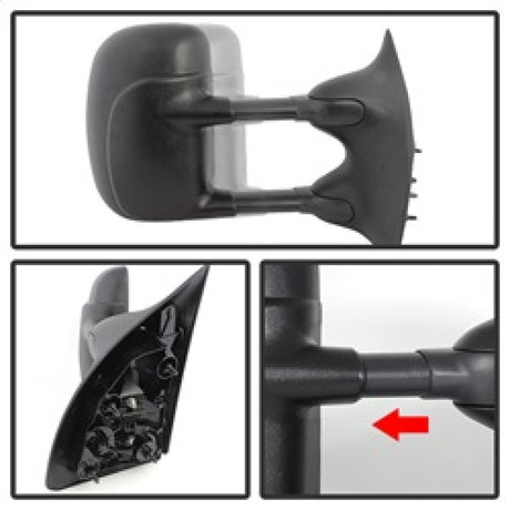 xTune Ford Superduty 02-07 Manual Extendable Manual Adjust Mirror Right MIR-FDSD99S-MA-R