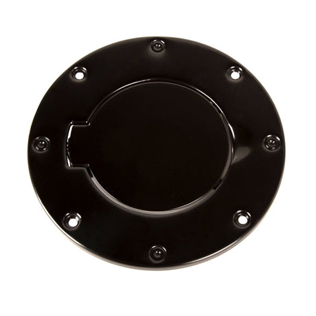 Porte de bouchon de réservoir d'essence non verrouillable noire pour Jeep Wrangler TJ 97-06 Rugged Ridge