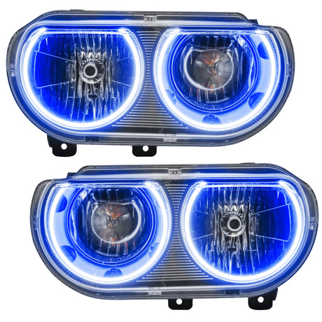 Oracle 08-14 Dodge Challenger SMD HL (non HID) - ColorSHIFT avec contrôleur BC1 VOIR LA GARANTIE