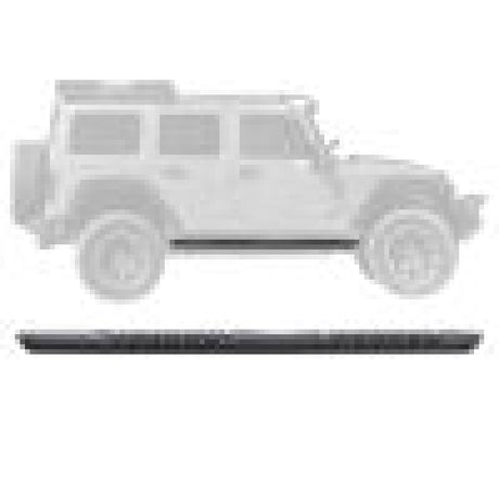 Marchepied latéral Go Rhino V-Series V3 - Universel 68 po (convient pour 4 portes) - Tex. Blk