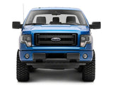 Raxiom 09-14 Ford F-150 Axial G4 Light Bar Switchback Projector Headlights- Blk Housing (Clear Lens)